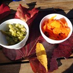 セルクル プリュス - タコと大麦 セロリのハーブサラダが一番美味しかった 