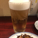 萬太郎 Jｒ. - 樽生ホッピー2杯目