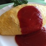 黒船亭 - かなりボリューミーな絶品オムライス②