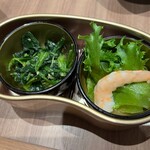 Tokusen Wagyuudaishougun - 前菜(2種盛合せ)！