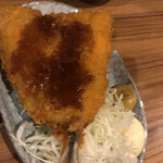 焼き鳥と油そば 大森屋 - アジフライ