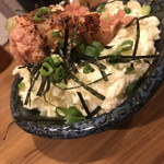 焼き鳥と油そば 大森屋 - 炙り明太ポテサラ
