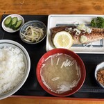 浜めし - サバ焼魚定食！