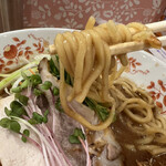 ラーメン 桃李路 - モチモチの太麺