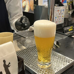 ビールスタンド重富 - 「2度つぎ」の泡がマイルド！美味しい！