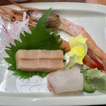 あわら温泉グランドホテル - 刺身（鮪、鯛、海老）