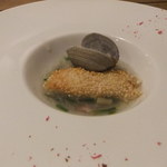 コルツ - 2013/05　サメガレイ道明寺粉焼き　あさりと桜