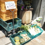 農業高校レストラン - 県農で採れた野菜の数々