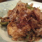 Akabee - 椎茸と厚揚げの鰹節炒め
