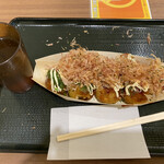 穂波大喰堂 - たこ焼き8個ソース