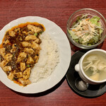 フーロン - 麻婆豆腐ライスセット ¥1,200