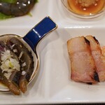 Houei - 焼き豚、鰆山椒漬け