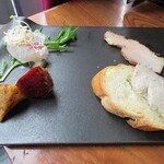 街角グラス - ランチの前菜(４回目)