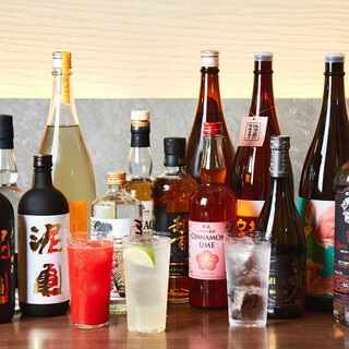 We also have a wide selection of rare alcoholic beverages ◎Drinks that go well with food