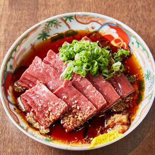 Recommendation! Super fresh ◎ Domestic beef heart sashimi with homemade soy sauce