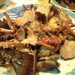 割烹たけした - ６切れほど鍋に投入してこの状態・・・汗