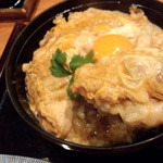 Jidori Ryouri Ajisenryou - ふわっとろな親子丼♬生たまごを解ぃてマゼマゼして食べたら、美味しかったぁ
