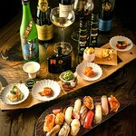 Beisaido Sakura Orion Sushi - オイル寿しとワインや日本酒との組み合わせは抜群