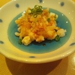 すし屋の根がみ - タコの卵を炊いたもの