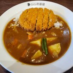 カレーハウス ＣｏＣｏ壱番屋 - ライスのみ半分 やさい・メンチカツ