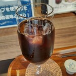 T-STYLE BAR - 【2022.11.4(金)】本日のパスタ(パスタ＋野菜サラダ＋アイスコーヒー)638円のアイスコーヒー