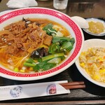 蘭氏食苑 - 押し豆腐麺セット