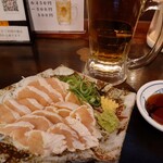 郡八 - ササミ霜降り刺身