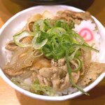 (ｾﾙﾌ)ごはん＋焼肉＋ネギ　2022.10.24