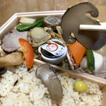 亀戸升本 - すみだ川季節弁当(松茸ご飯) 松茸