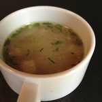 BLISS - 【（週替りスペシャルランチメニュー）ドライカレーこのスープなかなか美味しいです。