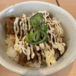 とろこく味噌らーめん みそや源兵衛 - ランチサービス角煮丼マヨネーズトッピング