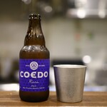 鳥田中 - 先ずはコエドで乾杯