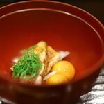 鳥田中 - ホロホロ鳥の炙りタタキ