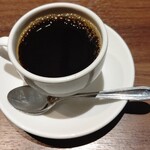 駒八 - セットのコーヒー