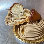 カフェ ミクニズ - 栗の中は･･･実はシャンティーなの～