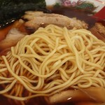 中華そば 鈴乃家 - 麺アップ