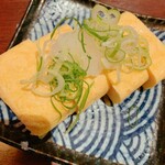 #肉寿司#野菜巻き串#熟成魚 ハッシュタグ - だし巻き