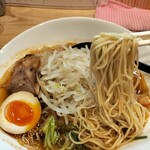 麺の波月 - 塩火山（麺大盛）¥850＋100