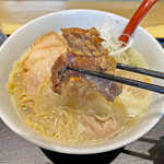 超純水採麺 天国屋 - 金アグー豚のソーキ