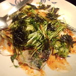 食彩酒房 会家 - 塩サバのたっぷり春キャベツのせ