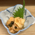 Tachinomi Banpaiya - サーモン青唐和え　250円