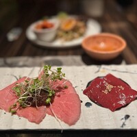 Let it Beef - 低温調理のレバ刺しとローストビーフ