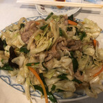 三龍亭 - 肉野菜炒め