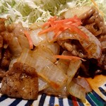 Katsumasa - 豚の生姜焼きのアップ