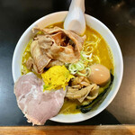 一条流がんこ総本家分家四谷荒木町 - 【限定】100ラーメンSP (カボチャ10kg)(1,200円)