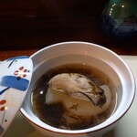 木曽路 四季の彩 幸川 - 岩牡蠣と大根の海苔餡かけ