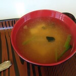 雪つばき食堂 - みそ汁アップ