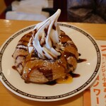珈琲所コメダ珈琲店 - オレンジと小倉あんのシロノワールミニ600円