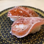 はま寿司 - とろびんちょうレアステーキ