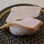 はま寿司 - 炙り豚とろアップ